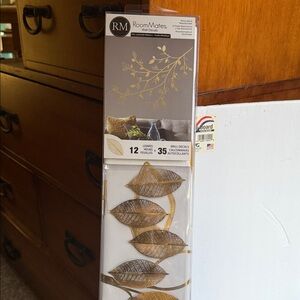 RoomMates Elegant Gold Leaf Wall Art Decals